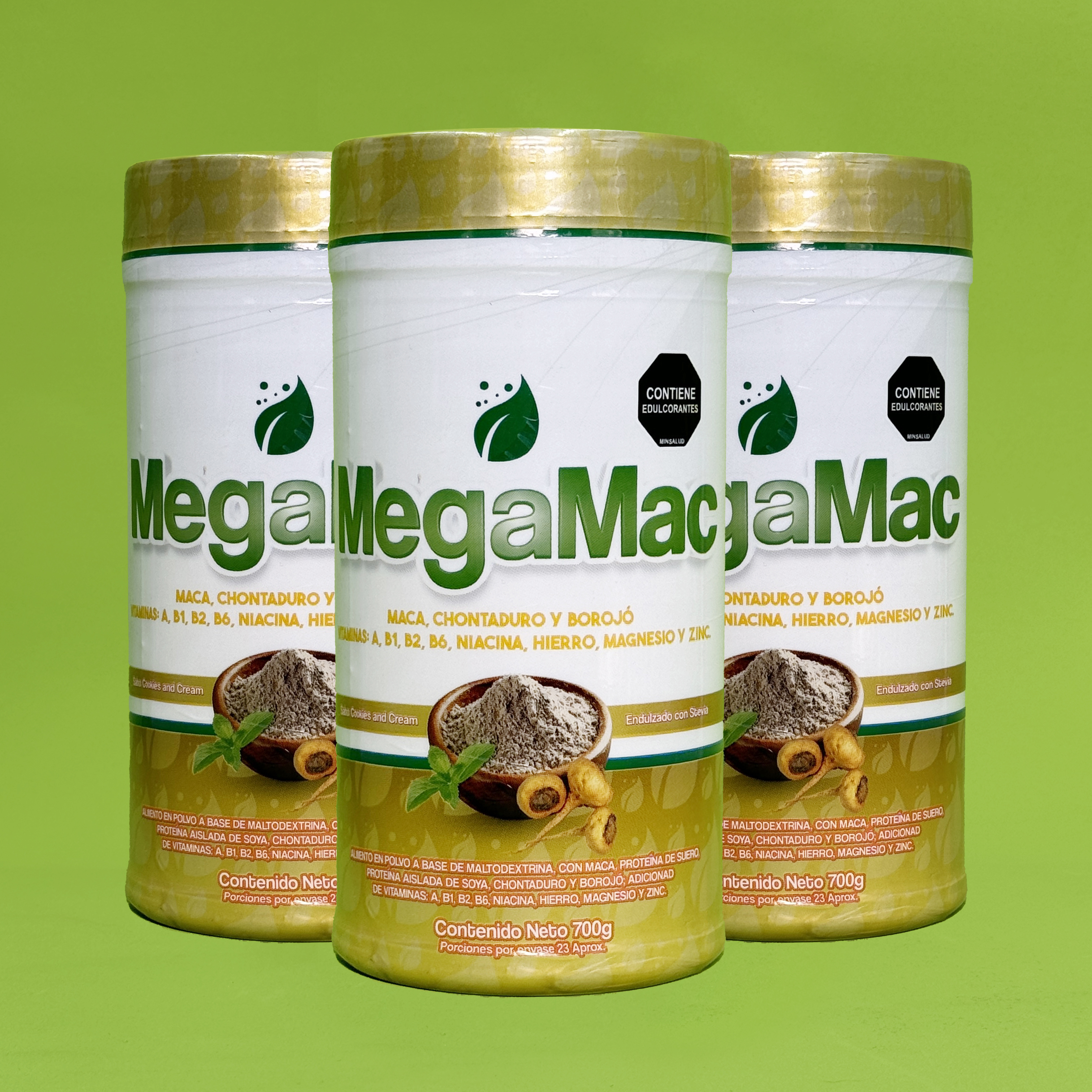 Megamac potencia y energia Combo*3